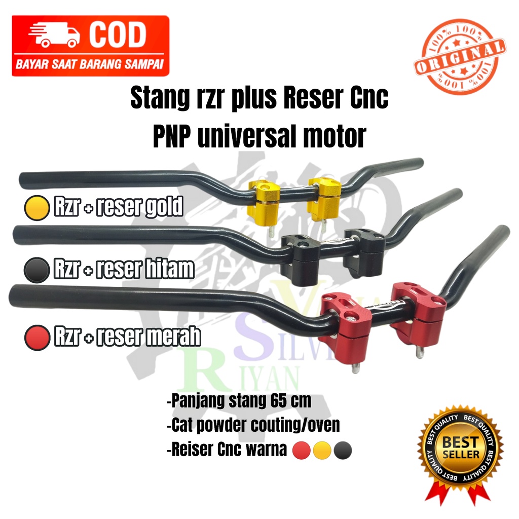 Stang rzr Setang RZR +RESER+STABILISER pnp Satria fu,Vixion,Cb150r,Tiger,MP,Rxking