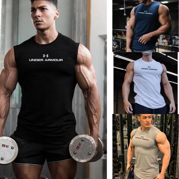 Paling Sesuai.. Baju Olahraga Pria Baju Gym Pria Singlet Gym Pria Singlet Olahraga Pria Singlet Fitn