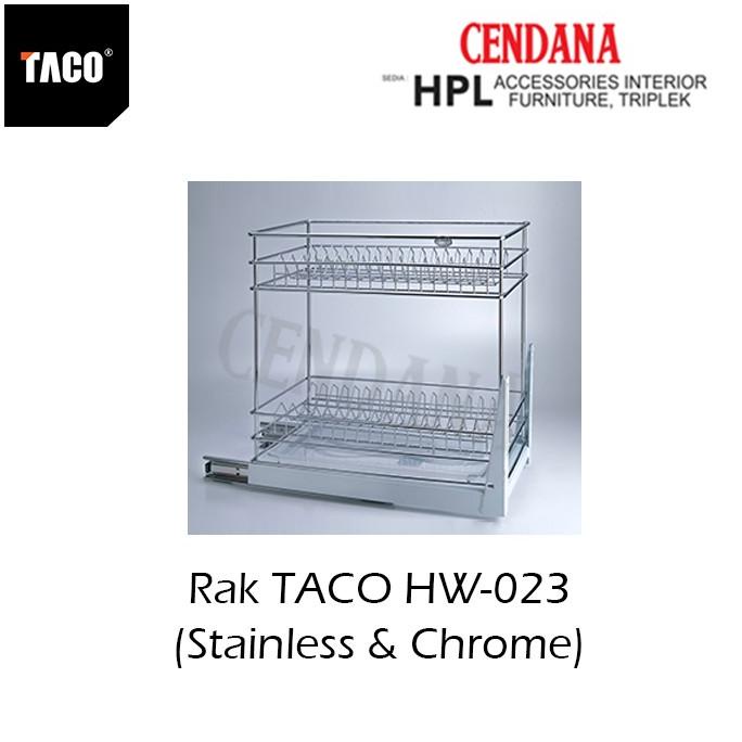 [COD] Rak Piring Dapur 2 susun TACO HW-023i & 0-23 SS TERMURAH Kode 868