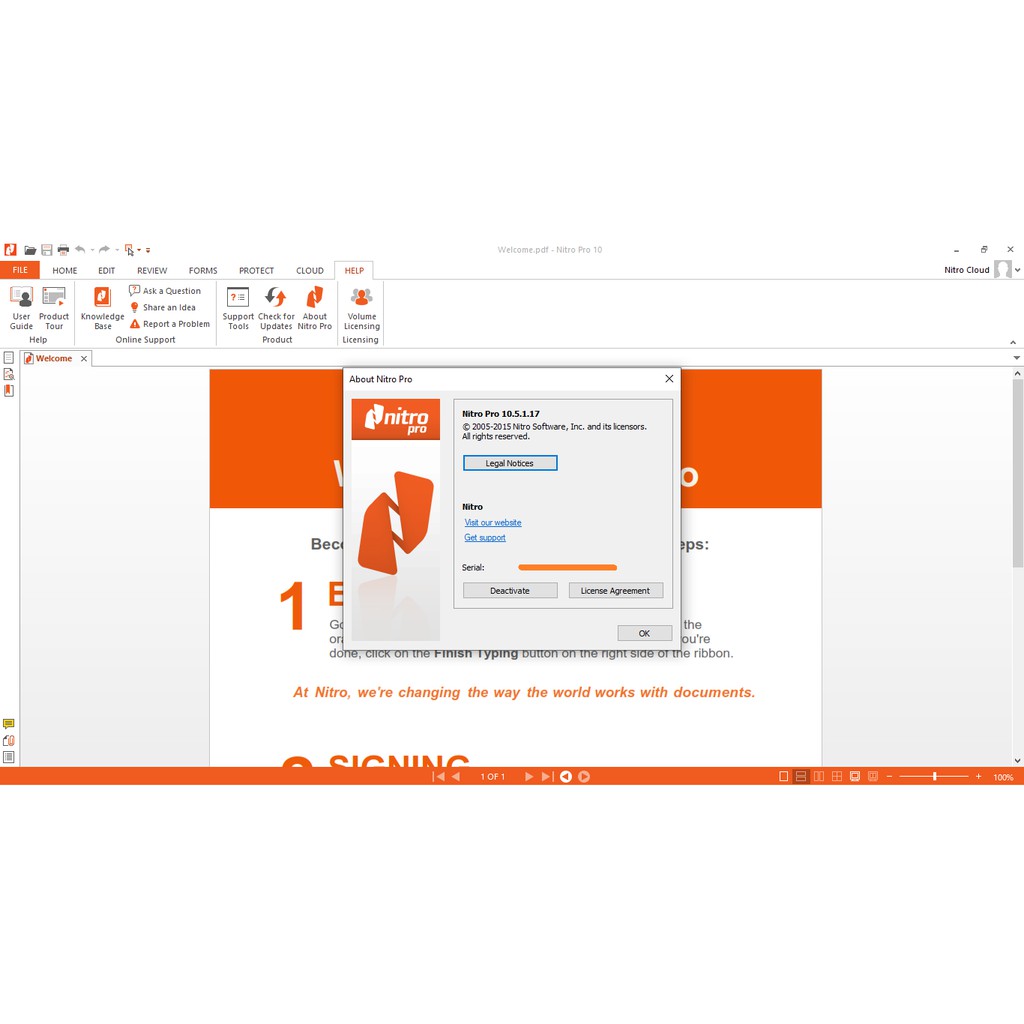 Nitro Pro PDF 10 Original License Lifetime