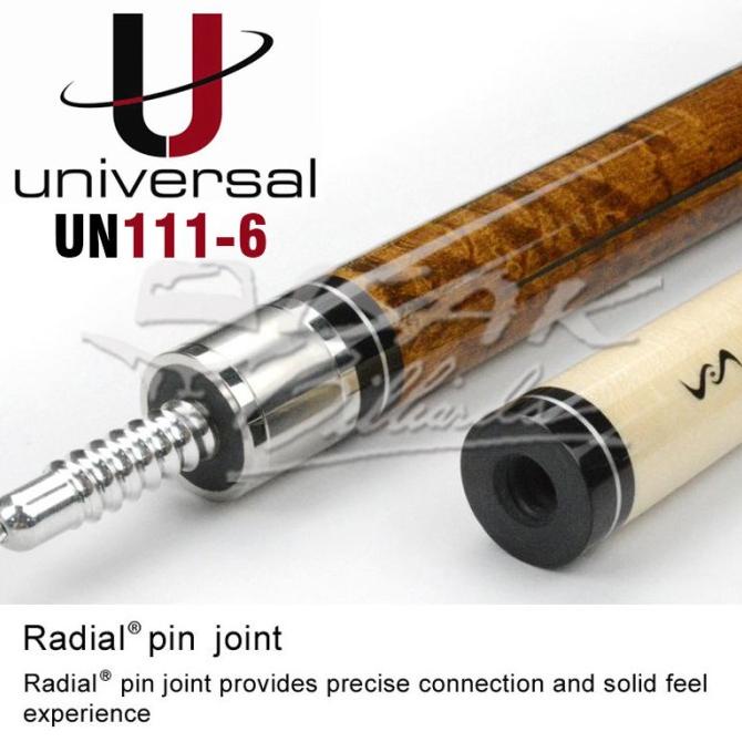 Universal Un111-6 Cue - Radial - Kamui Billiard Stick Pool Stik Biliar