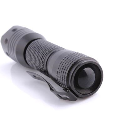 TaffLED Waterproof Pocket Senter LED Flashlight - Z10 - Black