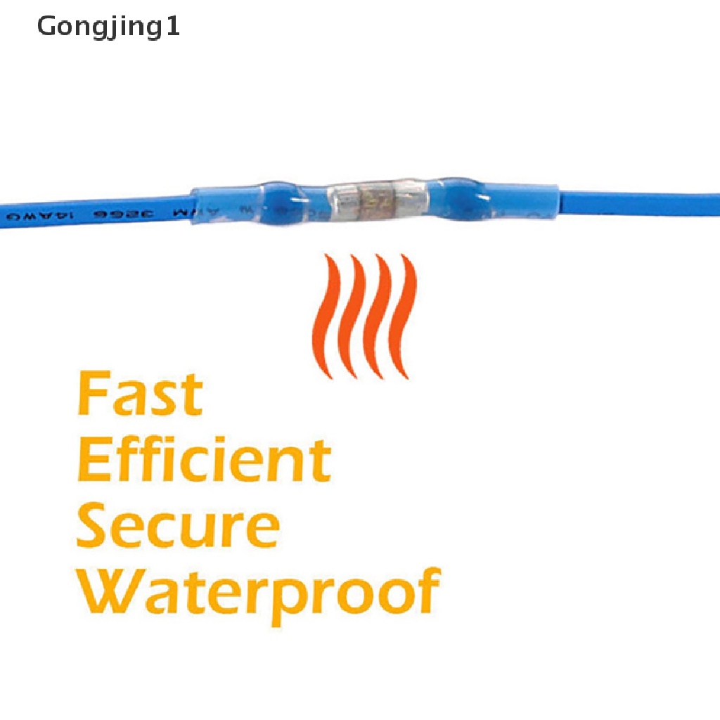 Gongjing1 800pcs Konektor Terminal Kabel Listrik Heat Shrink Id