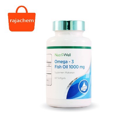 Nutriwell Omega 3 Fish Oil 1000 mg BPOM RI 60 Softgel