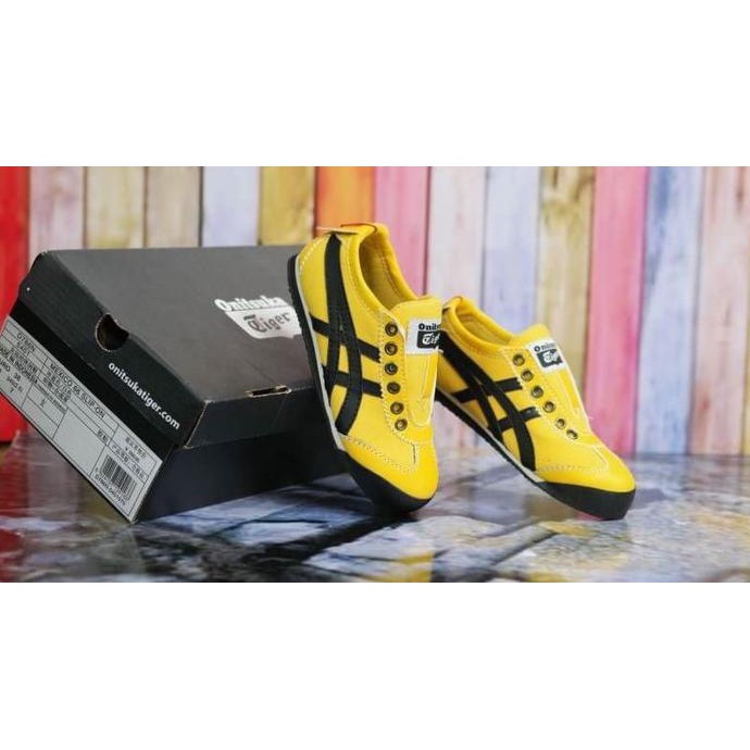 Barang Berkualitas Sepatu asics onitsuka tiger anak anak sepatu kids slip on PROMO | CUCI GUDANG |