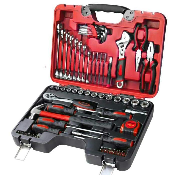 Kunci | Krisbow Mechanical Tool Set Kunci Satu Set 78 Pcs
