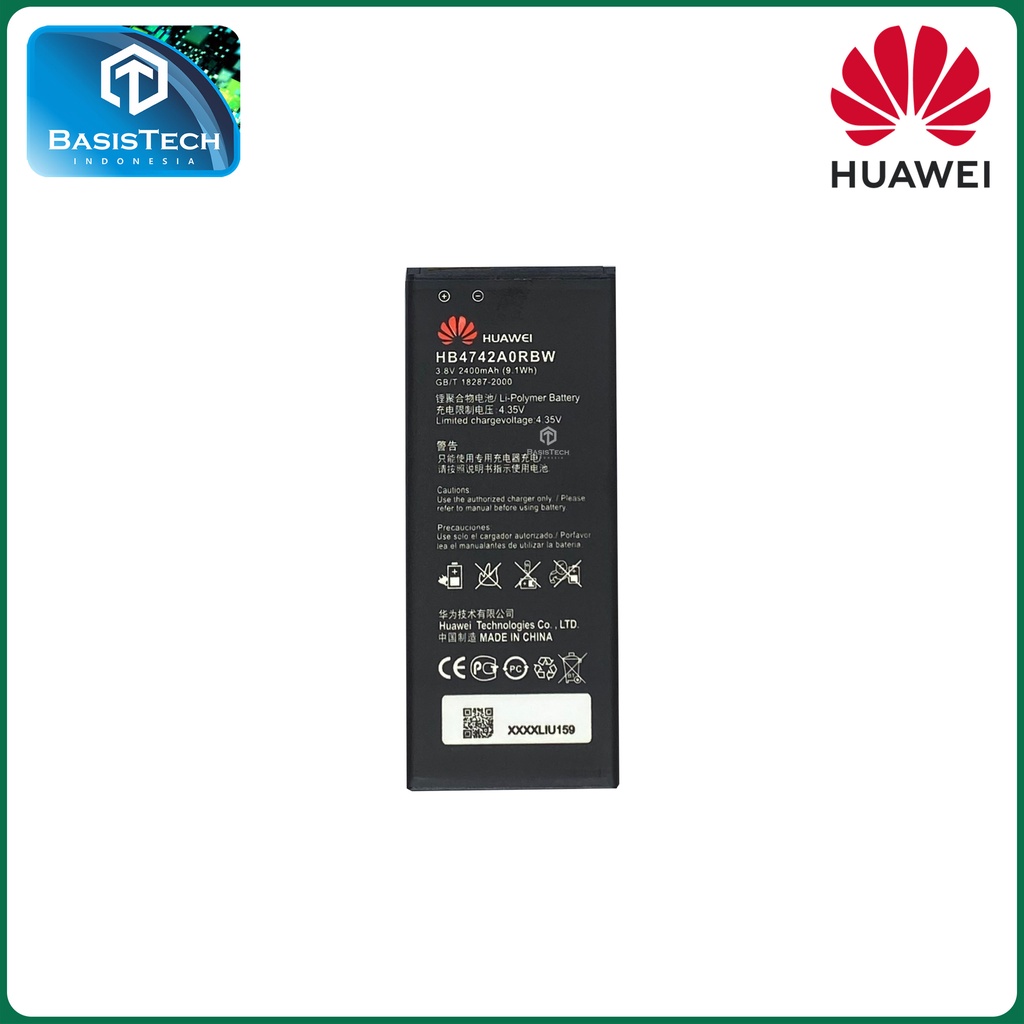 BATERAI HUAWEI HONOR 3C G730 - HB4742A0RBC - ORI99 GOOD QUALITY