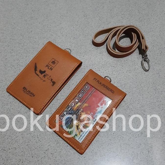 

[[COD]] id card holder /name tag kulit pln limited /PLN/NAMETAG GARUT KULIT PRODUK TERBATAS Kode 279