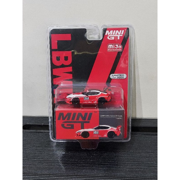 Mini GT 290 LB Works Toyota GR Supra Liqui Moly Mijo Blister Packaging