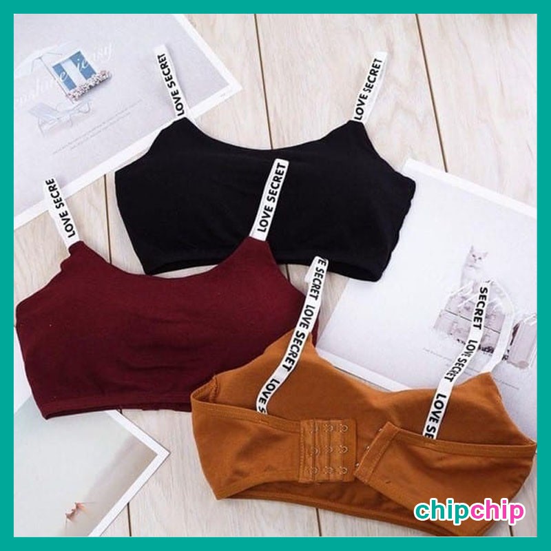 Chipchip Pakaian Dalam Wanita Bra Sport Seamless Love Secret Bh With Pad Beha Import - 3016