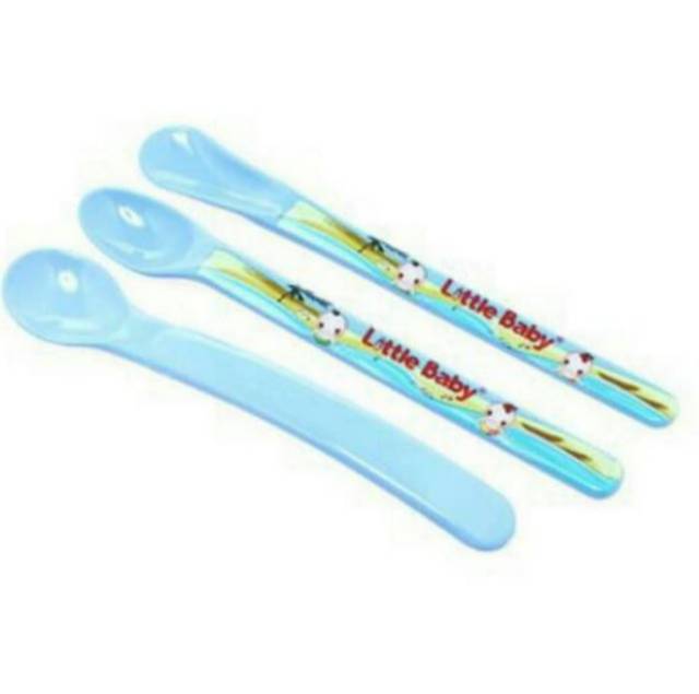 LITTLE BABY Spoon 3pcs Sendok Bayi BPA Free