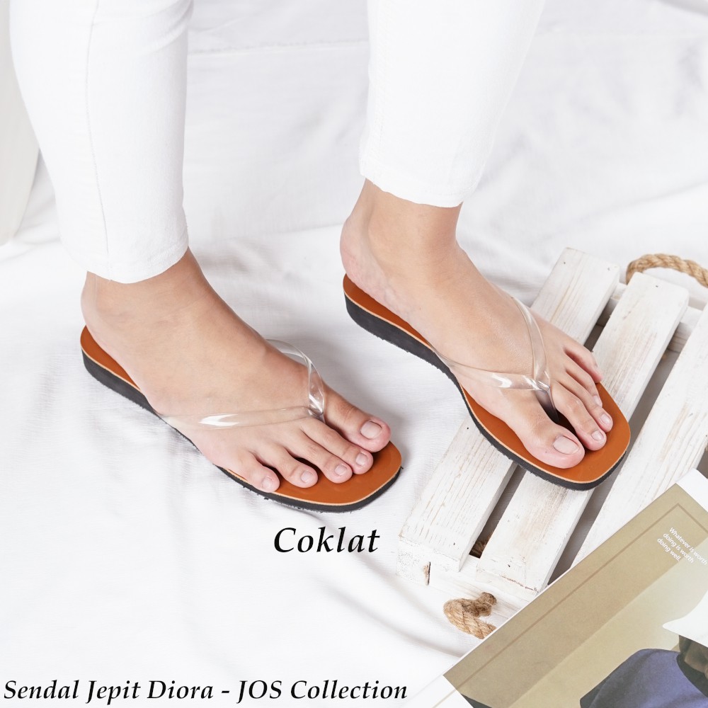 Sendal Jepit Wanita -  Diora Jepit Flat Tali Mika by JOS Collection