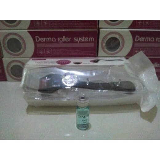 PAKET BEAUTEE DERMAROLLER NANO SCAR / DERMAROLLER UNTUK JERAWAT DAN LAINNYA