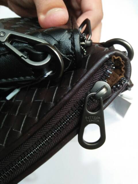 Handbag rajut import kulit tali tangan 8019