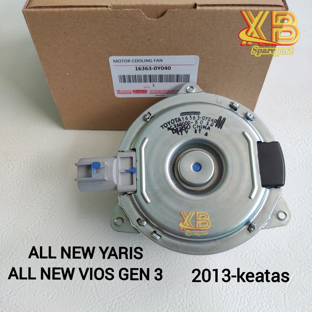 Motor Dinamo Extra Fan Radiator New Yaris / New Vios Gen 3