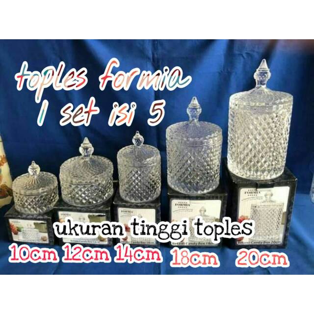Toples FORMIA set isi 5 pcs