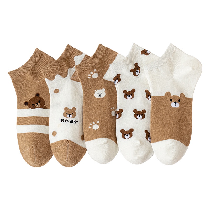 MURMURE.ID | KAOS KAKI WANITA MOTIF KARAKTER CUTE KAOS KAKI PENDEK MOTIF SEMATA KAKI IMPORT MURAH-2