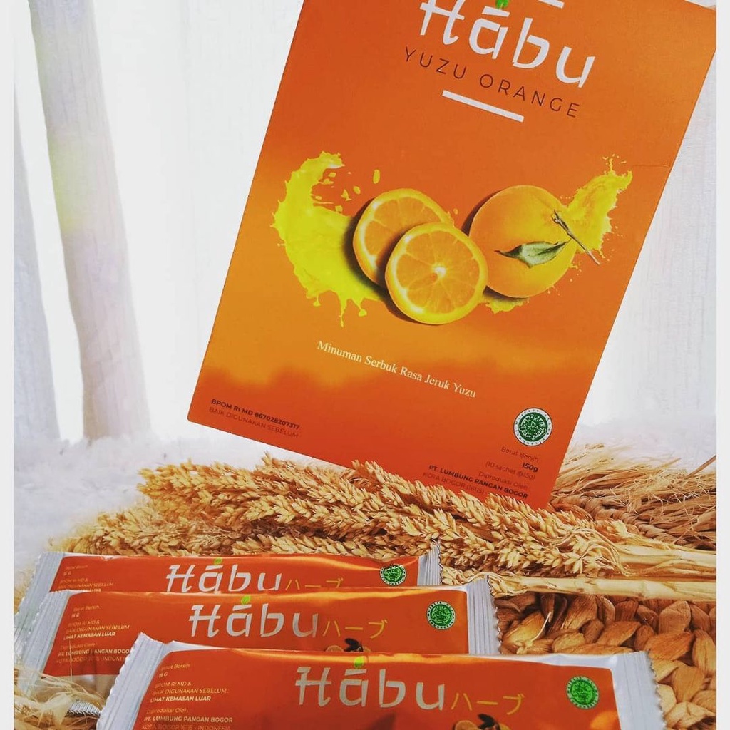 Habu Yuzu Orange fiber collagen drink