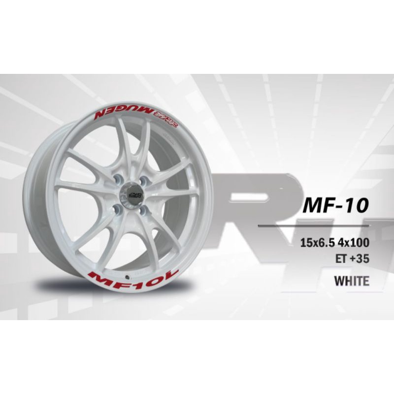 velg racing Mugen MF-10 ring 15X5,4X100