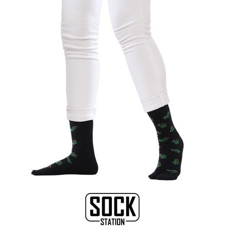 TSE.350578 ‣ MUNDO SOCK STATION Women Casual Thumb Sock Knee - Kaos Kaki Wanita Jempol Panjang