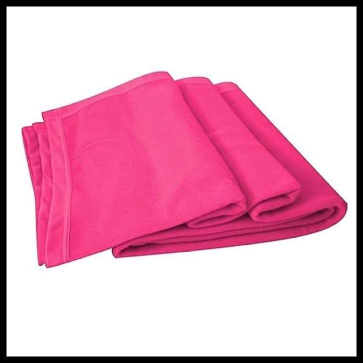 Yatis Selimut Polos Halus 160 x 200 cm - Pink