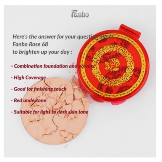 Fanbo Classic Rose 68 Compact Powder