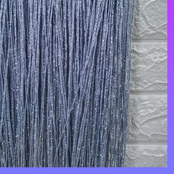 TIRAI BENANG GLITER 3X3 /TIRAI DEKOR/TIRAI GORDEN/ TIRAI HIAS/TIRAI PINTU