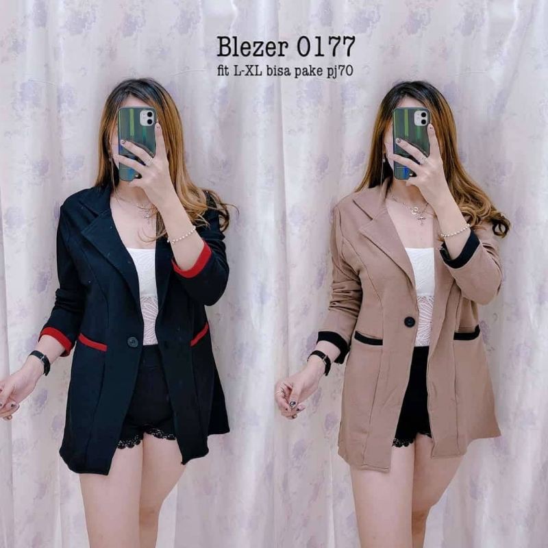 ready blazer wanita import / outerwear blazer panjang korea