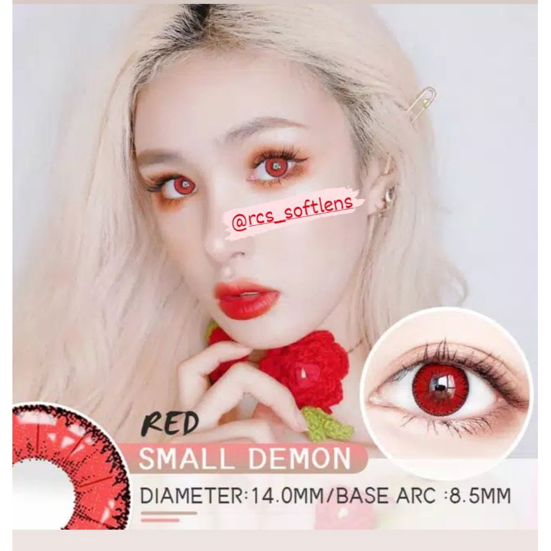 RCS✔️ NEW ARRIVAL - Softlens Cosplay merah minus -1.00 s/d -8.00