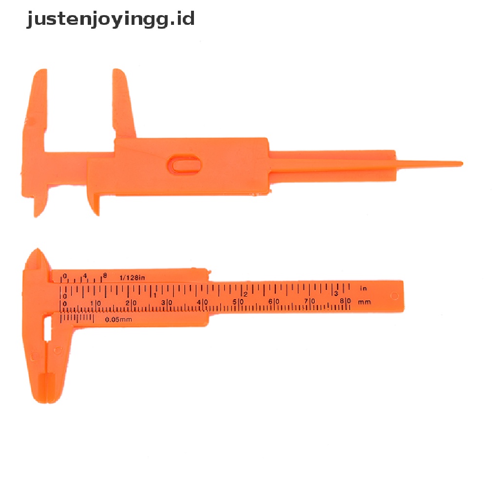 1 Pc Alat Ukur Caliper Mini Bahan Plastik Ukuran 80mm