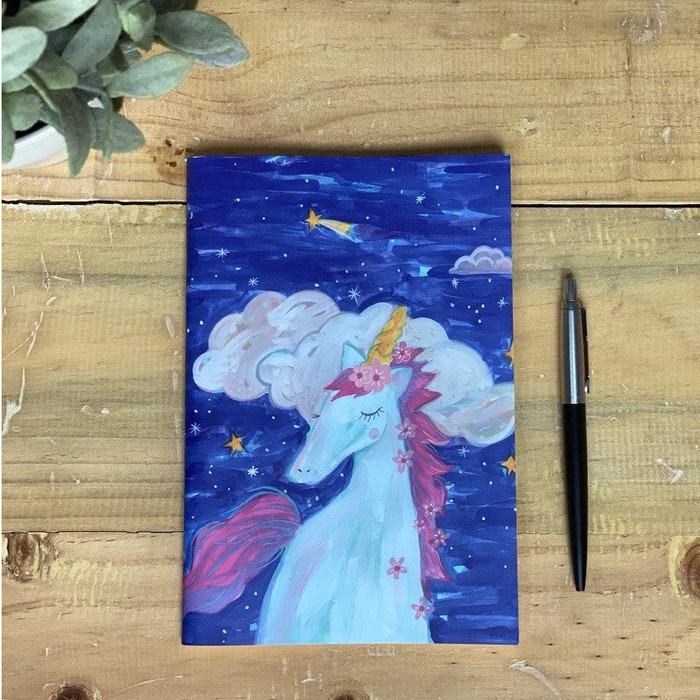 

[RESTOCK] Notebook Buku Notes A5 Jurnal Sketchbook Uniblue Kamalika Artprints