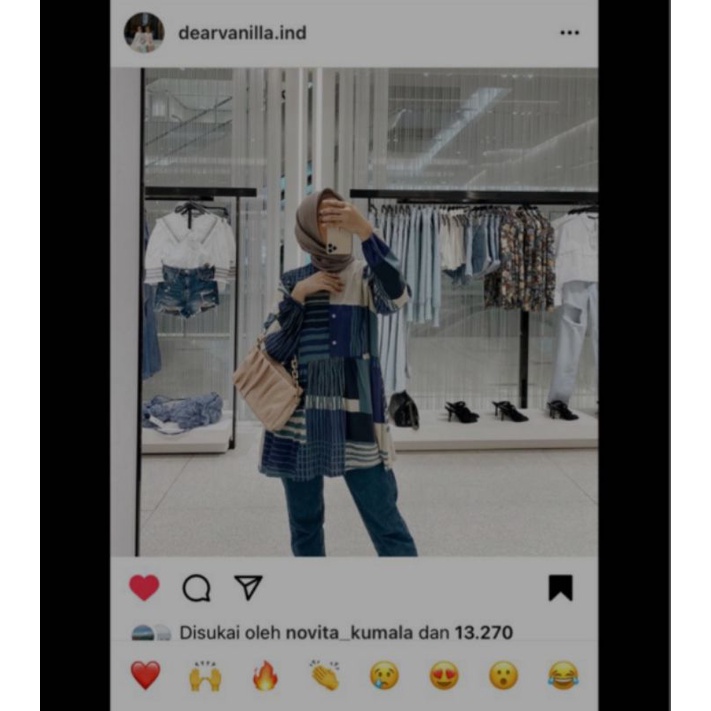 preloved Doris blouse-Miami by vanila hijab