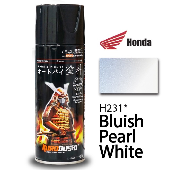 Samurai Paint Kurobushi Cat Semprot Pilox Pilok Putih Mutiara Metalik / Bluish Pearl White (H231*) 400ml