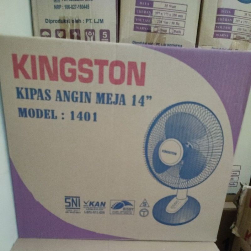 KIPAS ANGIN MEJA 14" KINGSTON