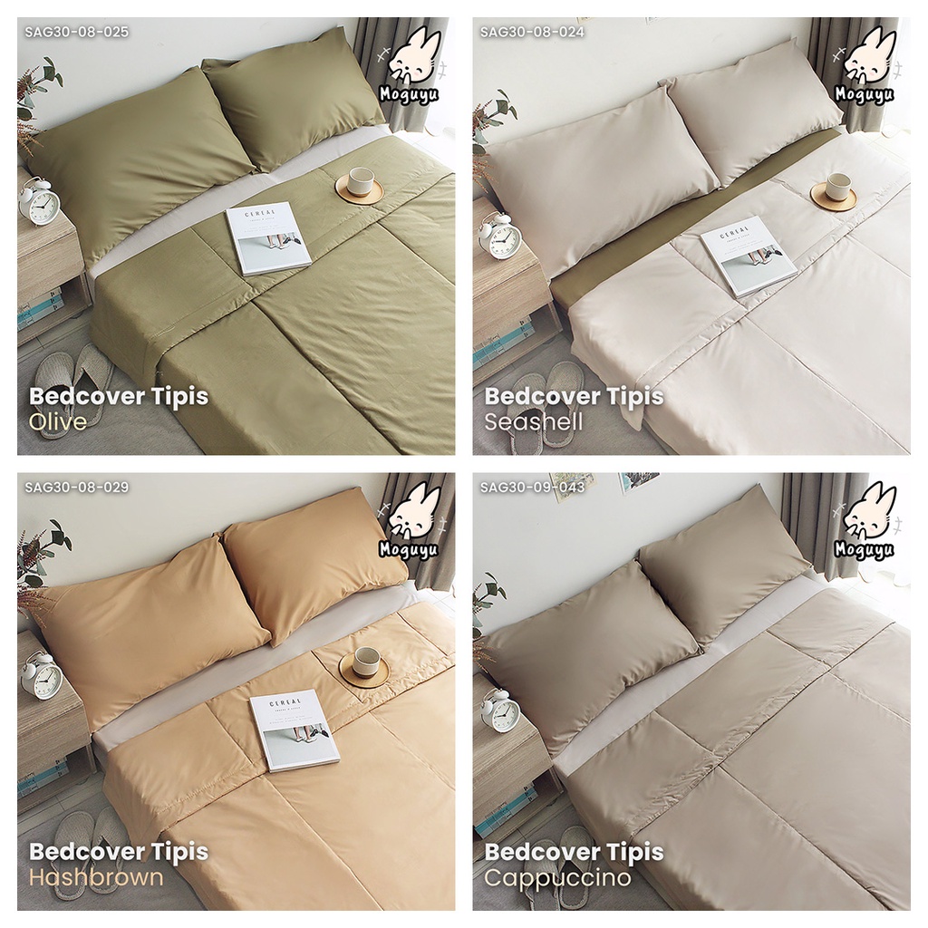 Selimut Bedcover Tipis - Size Queen King - Katun CVC - Classics - Selimut saja [SPREI MOMO]