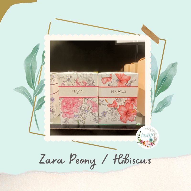 Parfum Wanita Zara Woman Peony / Hibiscus Original - Kado Parfum Cewek Floral