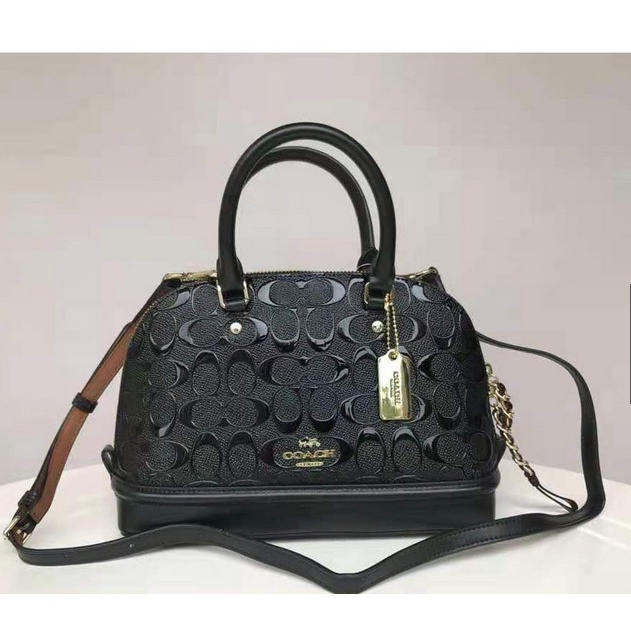 TAS COACH Mini Sierra Signature Debossed ORIGINAL COACH 55450
