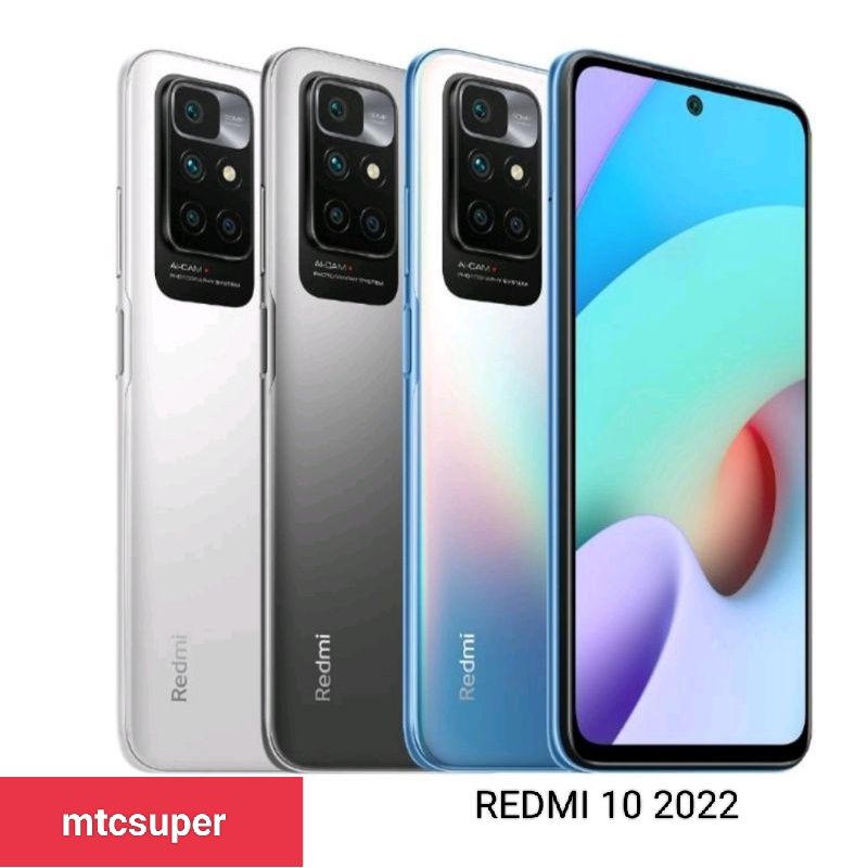 REDMI 10 2022 4/64 dan 6/128 Garansi resmi