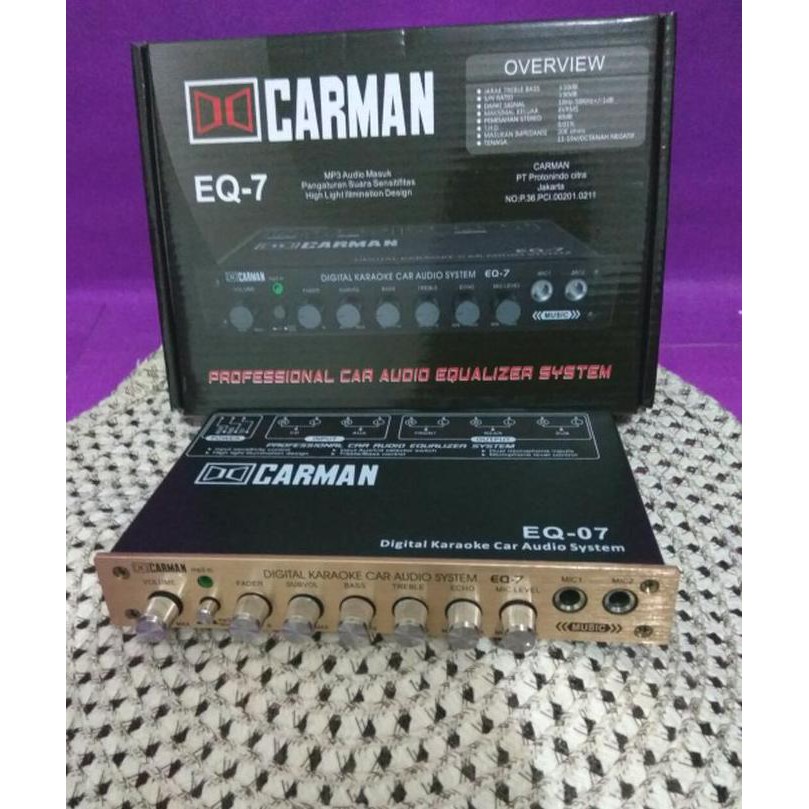Parametrik Equalizer Karaoke Carman Eq7