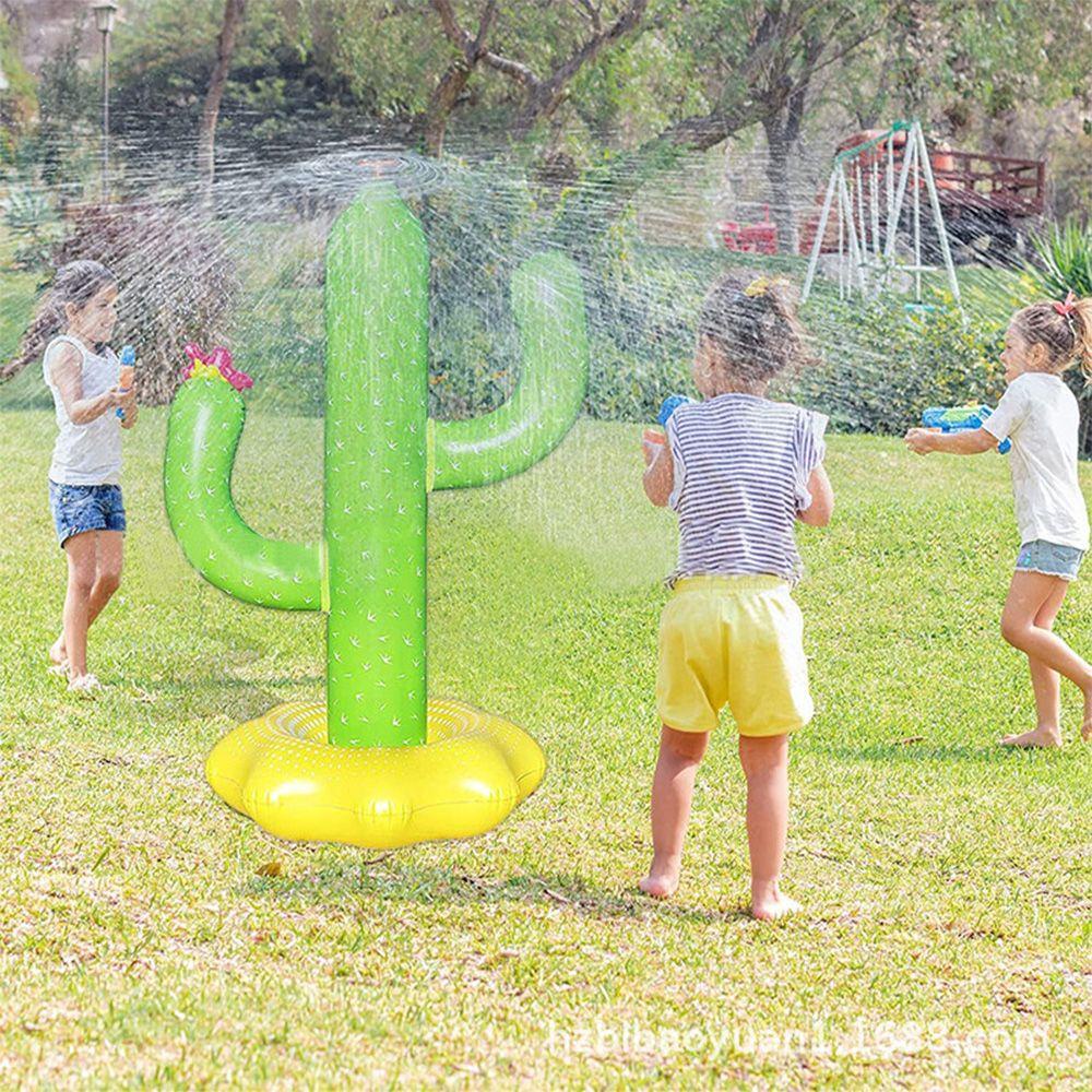 R-mainan Anak Model Kaktus Inflatable Semprot Air Untuk Outdoor / Musim Panas