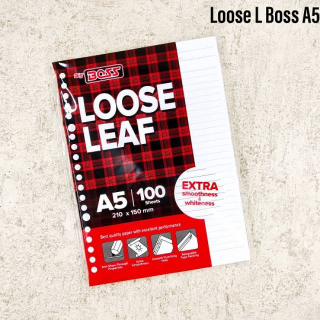 

Loose Leaf / Isi Binder Big Boss A5 100