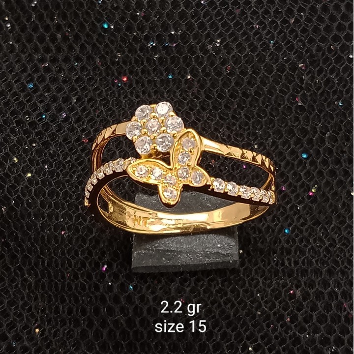 Cincin Emas 17 K - 2.2 gr Kadar 750 - 2695