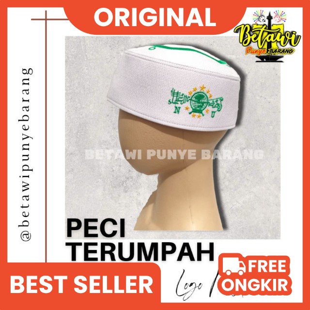 peci kopiah terumpah logo nu