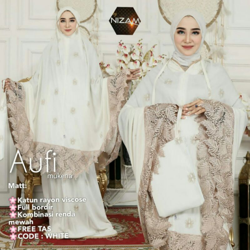 HAWWA MUKENA BY NIZAM||KATUN PARIS PREMIUM FREE TAS