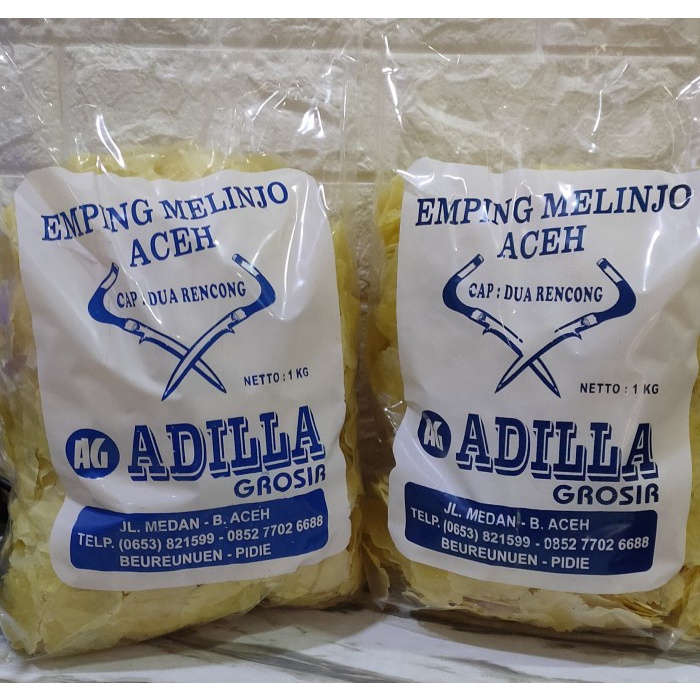 

MURAH Emping aceh super tipis grade A isi 1000 gram