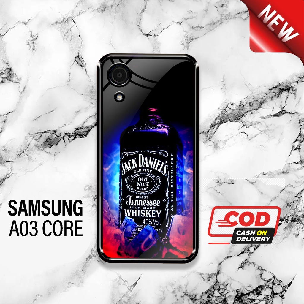 SRC - Case Samsung A03 Core Motif minuman jekdi Casing Hardcase Glossy 2D Terbaru Silikon Softcase A