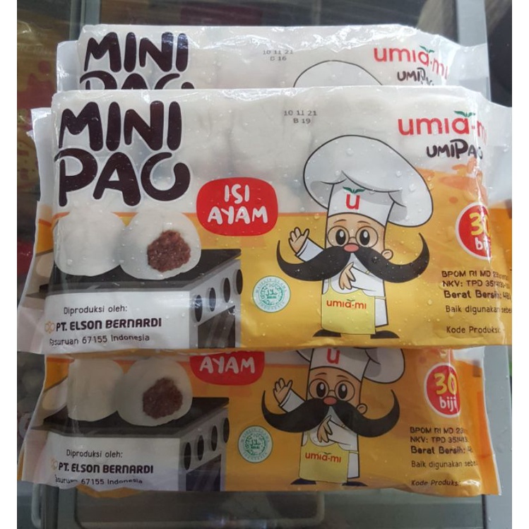

Umiami Minipao rasa ayam, sapi dan cokelat