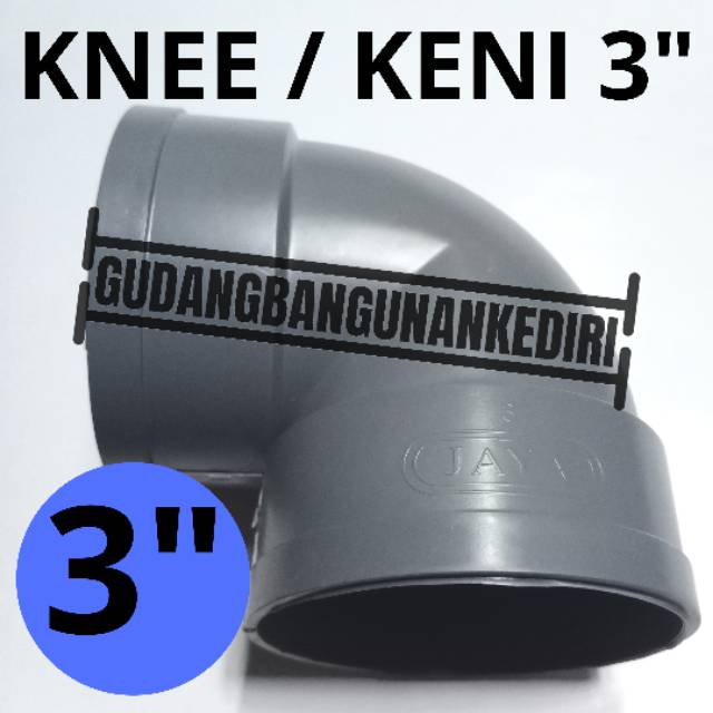 Knee 3&quot; JAYA | keni 3&quot; | elbow 3&quot; | Knee 3 inch JAYA