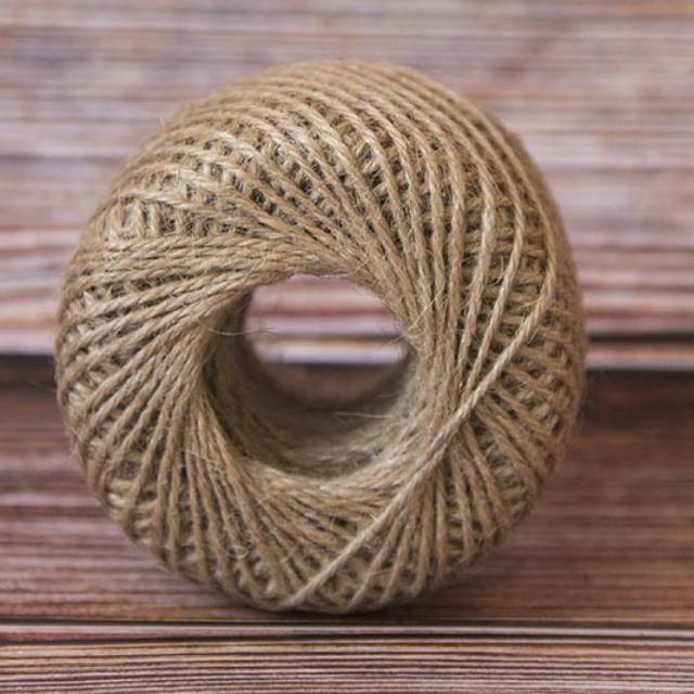 

Tali Rami / Tali Goni / Hemp Rope 3 Ply Ukuran Tebal 3mm 1 Rol 50 Meter (PBM)