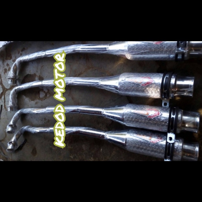 Knalpot Racing Crempe Crome Yamaha Vega R New